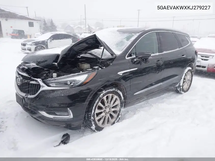 5GAEVAKWXKJ279227 2019 Buick Enclave Awd Essence