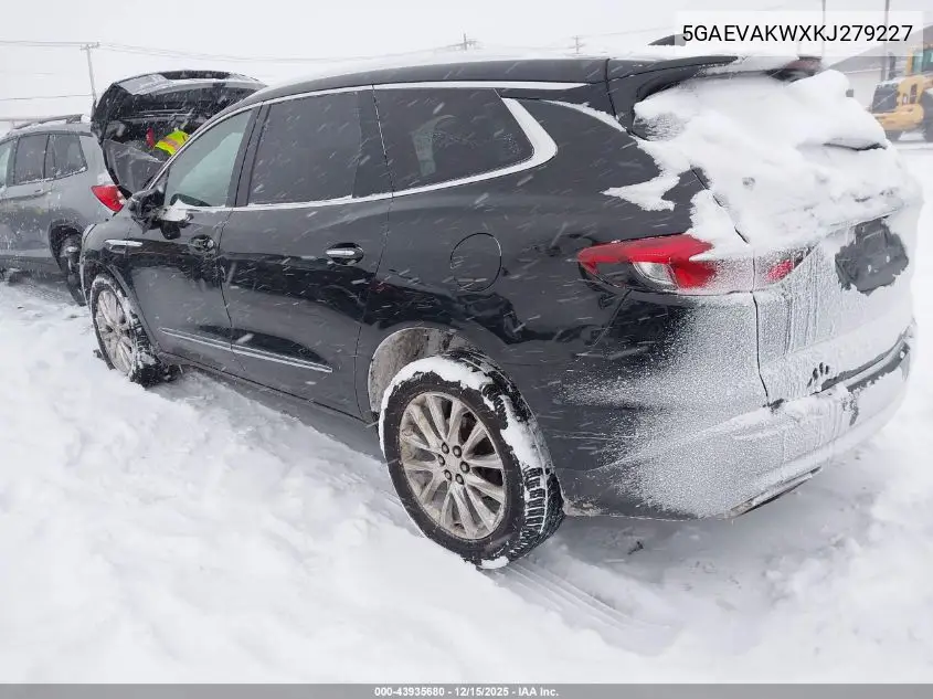 5GAEVAKWXKJ279227 2019 Buick Enclave Awd Essence