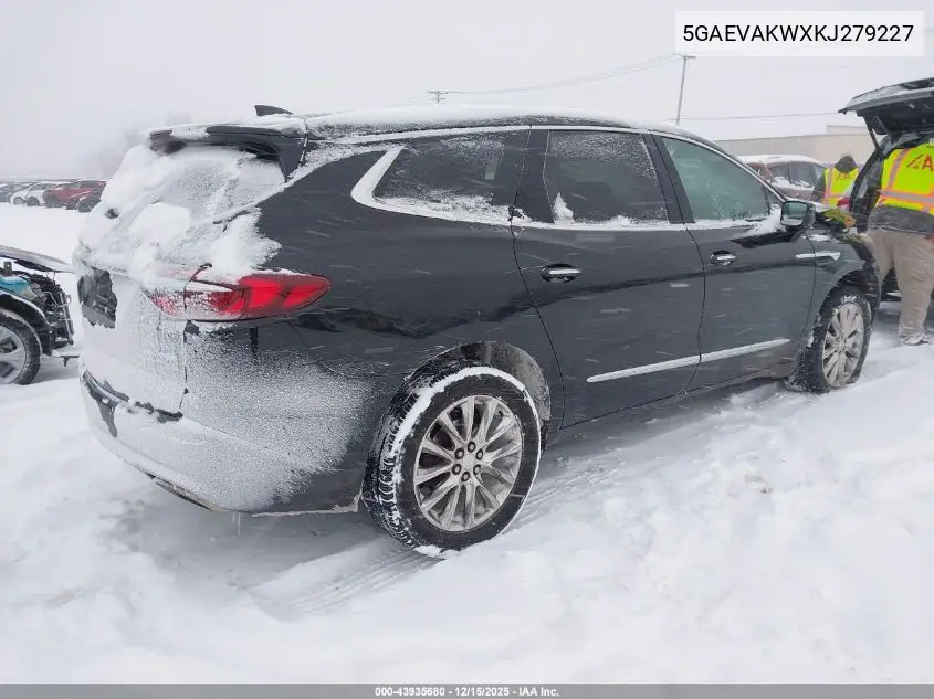 5GAEVAKWXKJ279227 2019 Buick Enclave Awd Essence