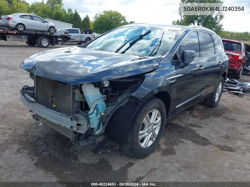 2020 Buick Enclave Fwd Essence VIN: 5GAERBKW4LJ240354 Lot: 40224653