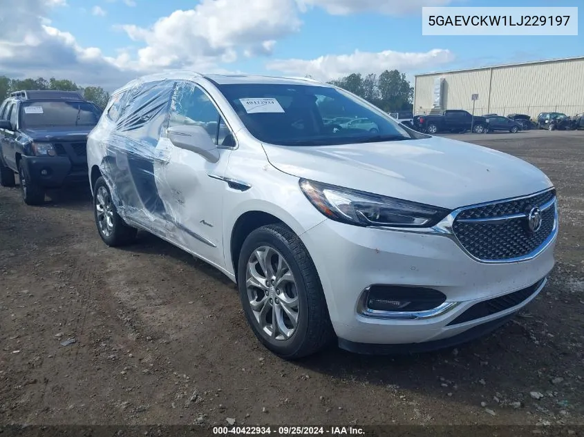 5GAEVCKW1LJ229197 2020 Buick Enclave Awd Avenir