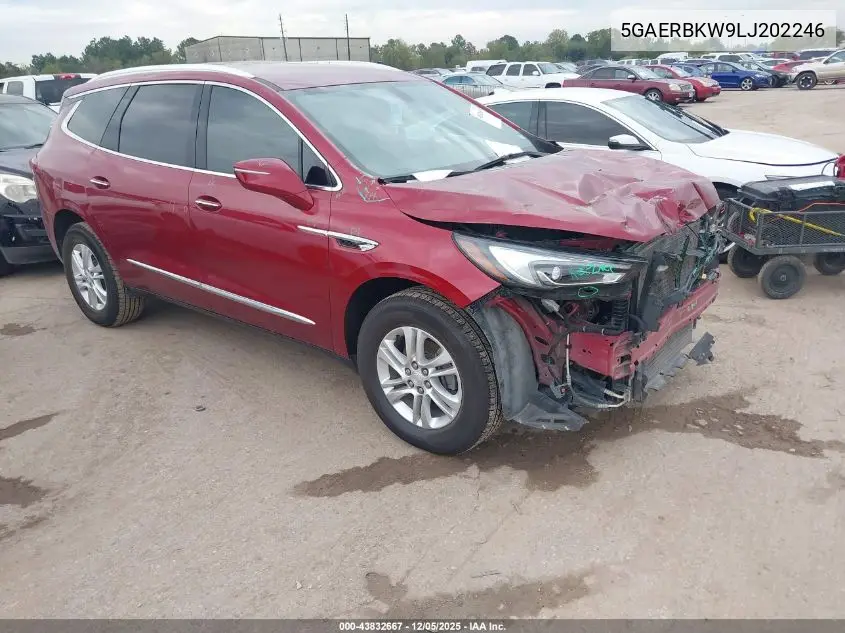 5GAERBKW9LJ202246 2020 Buick Enclave Fwd Essence