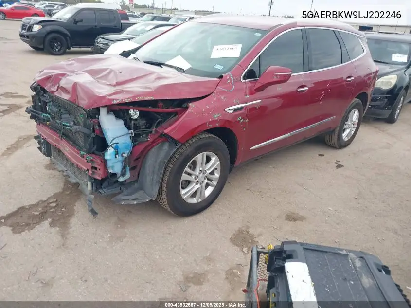 5GAERBKW9LJ202246 2020 Buick Enclave Fwd Essence