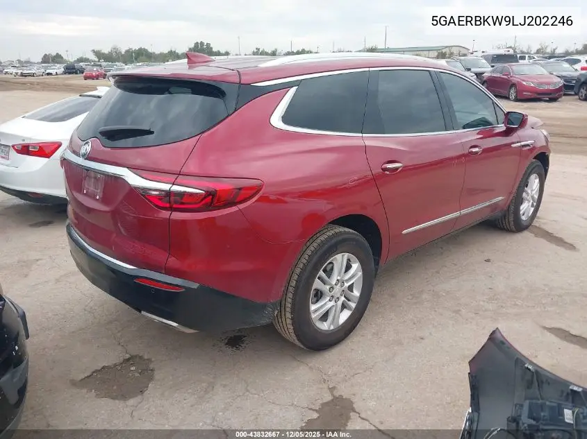 5GAERBKW9LJ202246 2020 Buick Enclave Fwd Essence