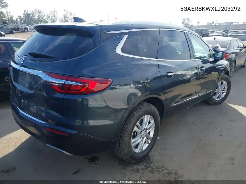 5GAERBKWXLJ203292 2020 Buick Enclave Fwd Essence