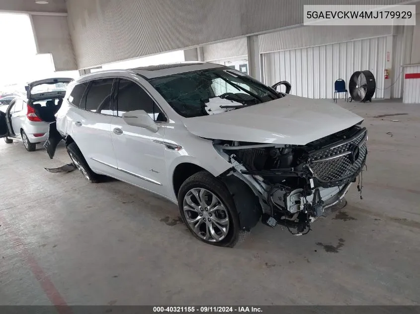 5GAEVCKW4MJ179929 2021 Buick Enclave Avenir