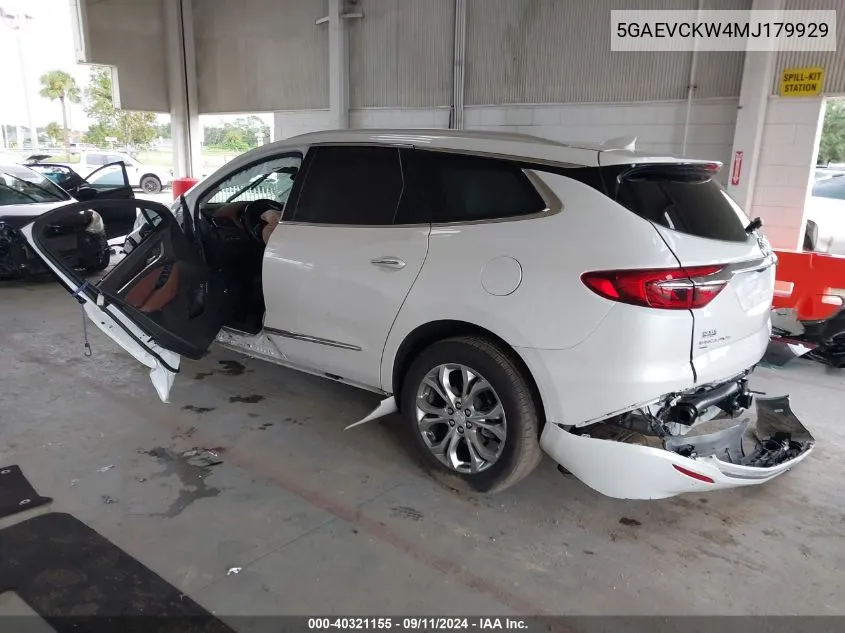 5GAEVCKW4MJ179929 2021 Buick Enclave Avenir