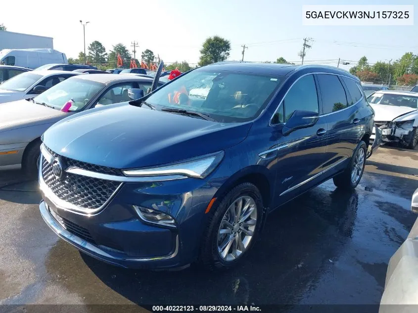 2022 Buick Enclave Awd Avenir VIN: 5GAEVCKW3NJ157325 Lot: 40222123