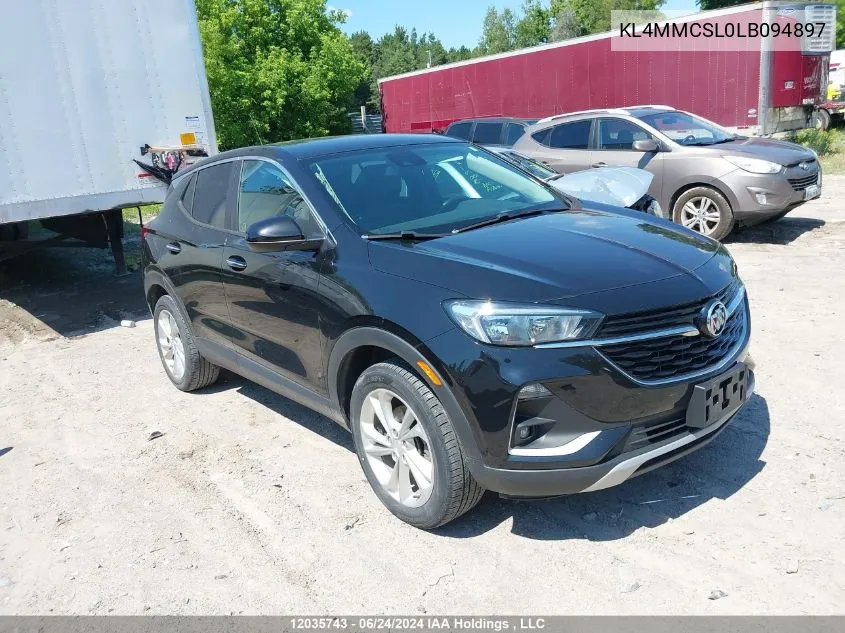 2020 Buick Encore Gx VIN: KL4MMCSL0LB094897 Lot: 12035743