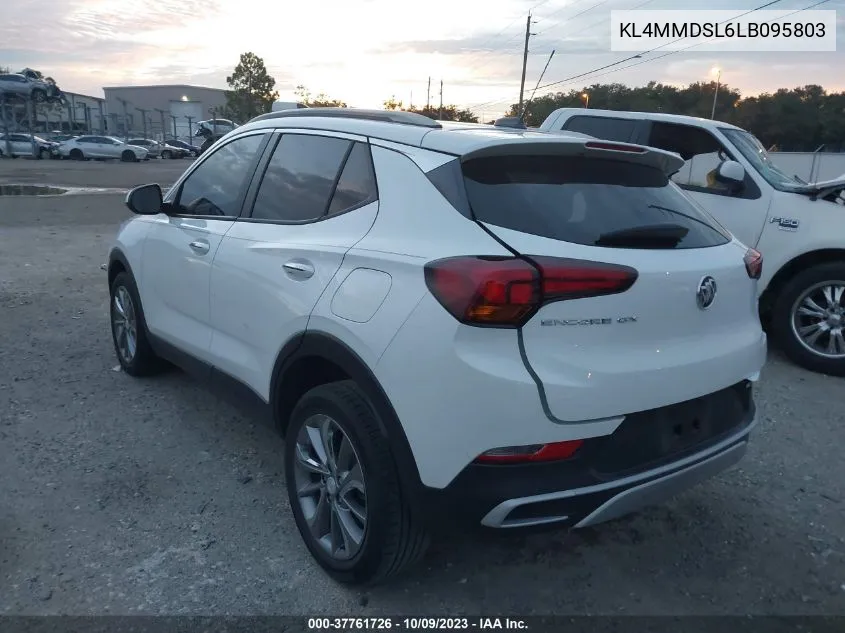 2020 Buick Encore Gx Fwd Select VIN: KL4MMDSL6LB095803 Lot: 37761726