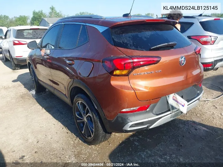 2020 Buick Encore Gx Fwd Select VIN: KL4MMDS24LB125145 Lot: 39454456