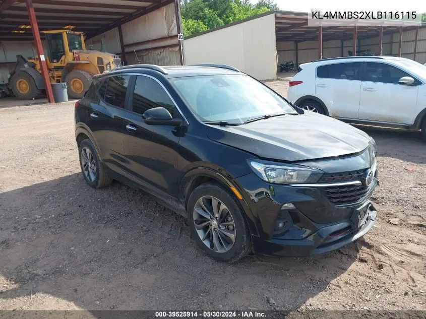 2020 Buick Encore Gx Fwd Preferred VIN: KL4MMBS2XLB116115 Lot: 39525914