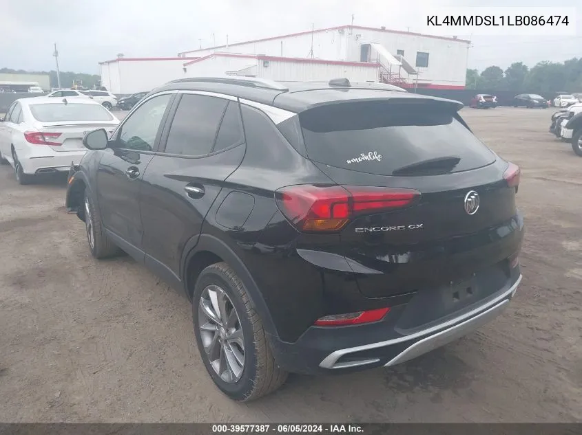 2020 Buick Encore Gx Fwd Select VIN: KL4MMDSL1LB086474 Lot: 39577387