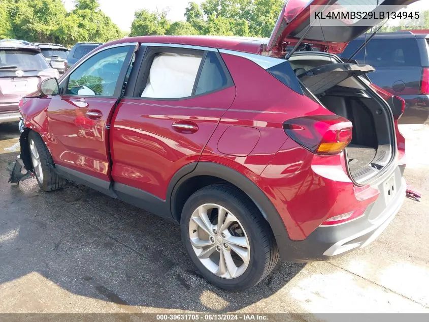 KL4MMBS29LB134945 2020 Buick Encore Gx Fwd Preferred