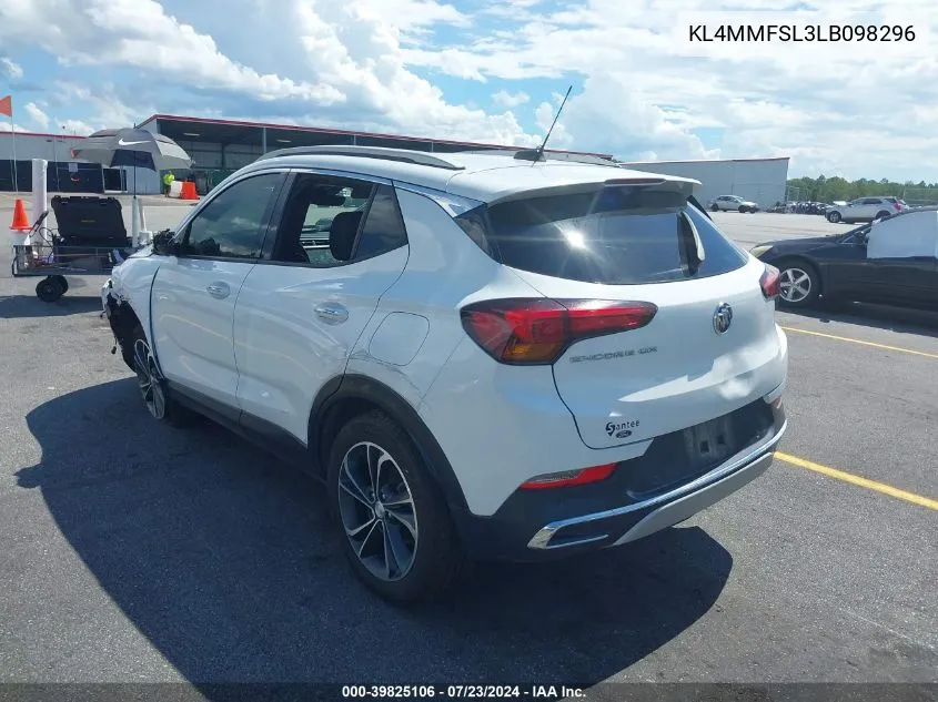 2020 Buick Encore Gx Fwd Essence VIN: KL4MMFSL3LB098296 Lot: 39825106