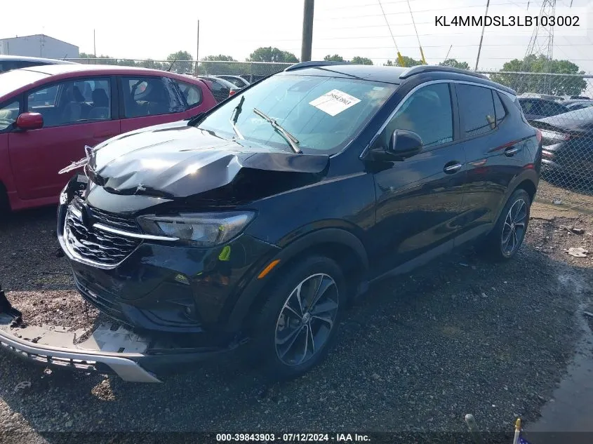 2020 Buick Encore Gx Fwd Select VIN: KL4MMDSL3LB103002 Lot: 39843903