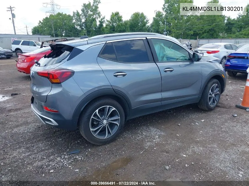 2020 Buick Encore Gx Fwd Select VIN: KL4MMDSL1LB130201 Lot: 39856491