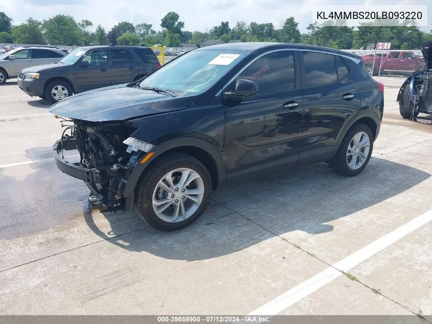 KL4MMBS20LB093220 2020 Buick Encore Gx Fwd Preferred