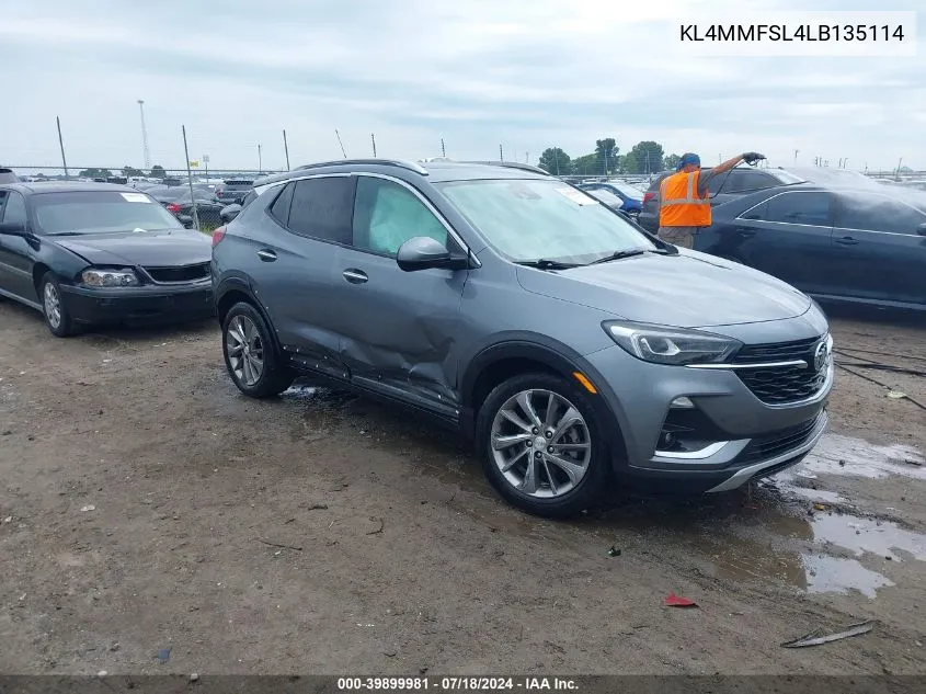 2020 Buick Encore Gx Essence VIN: KL4MMFSL4LB135114 Lot: 39899981