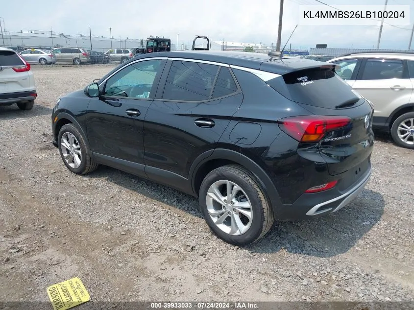 KL4MMBS26LB100204 2020 Buick Encore Gx Fwd Preferred