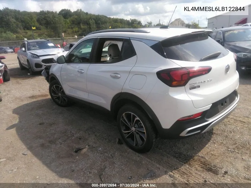 2020 Buick Encore Gx Awd Select VIN: KL4MMESL6LB122844 Lot: 39972694