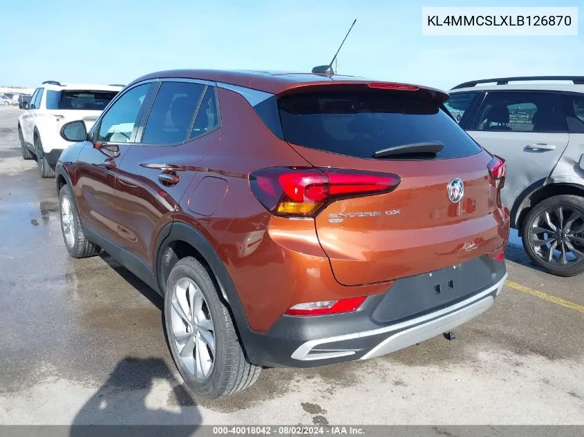 KL4MMCSLXLB126870 2020 Buick Encore Gx Awd Preferred