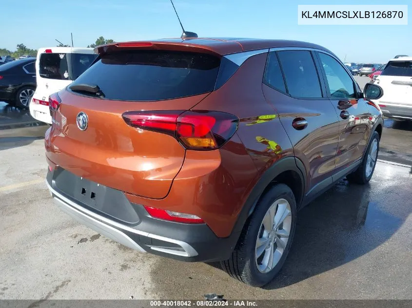 2020 Buick Encore Gx Awd Preferred VIN: KL4MMCSLXLB126870 Lot: 40018042