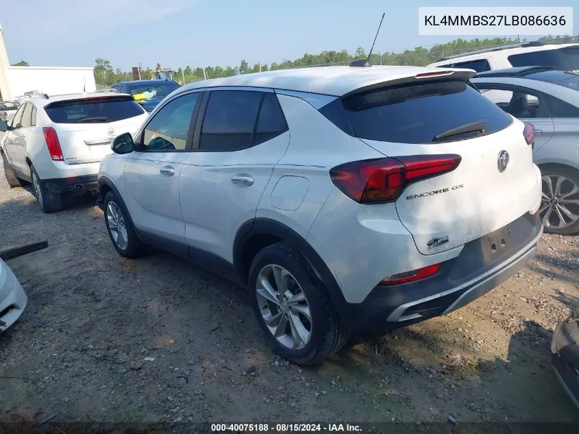 KL4MMBS27LB086636 2020 Buick Encore Gx Fwd Preferred