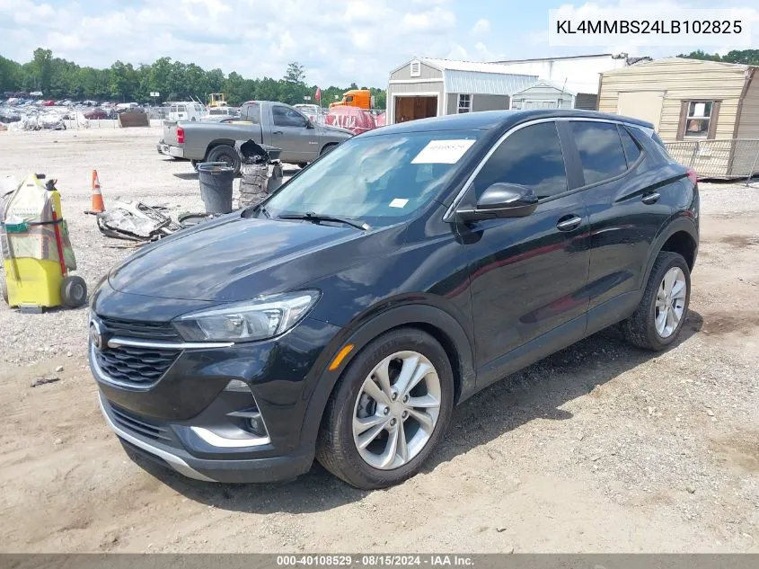 2020 Buick Encore Gx Fwd Preferred VIN: KL4MMBS24LB102825 Lot: 40108529