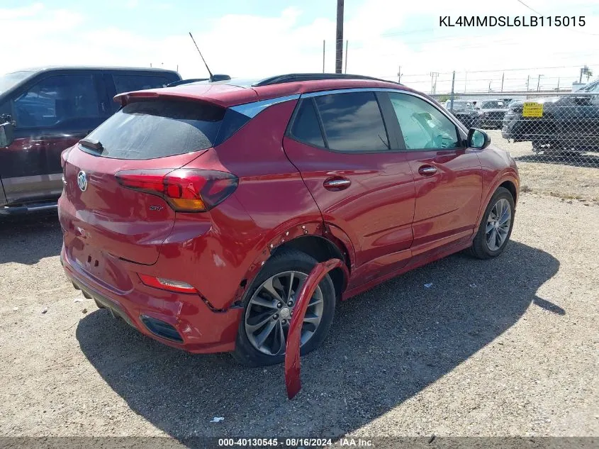 2020 Buick Encore Gx Fwd Select VIN: KL4MMDSL6LB115015 Lot: 40130545