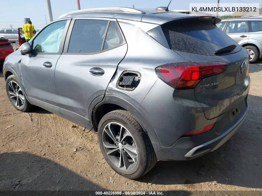 2020 Buick Encore Gx Fwd Select VIN: KL4MMDSLXLB133212 Lot: 40226998