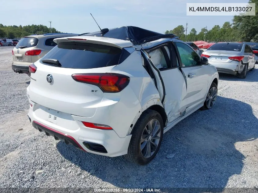 2020 Buick Encore Gx Fwd Select VIN: KL4MMDSL4LB133027 Lot: 40239255