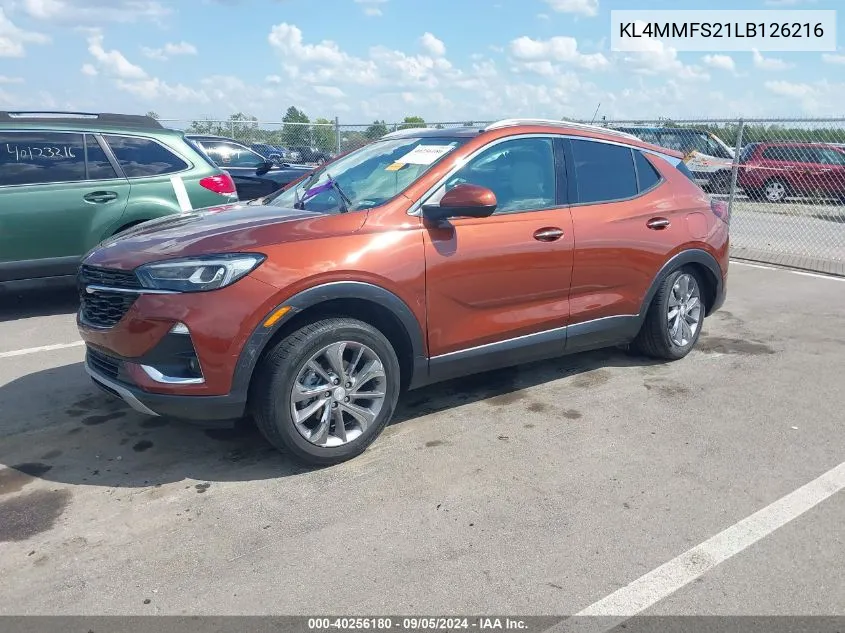 2020 Buick Encore Gx Essence VIN: KL4MMFS21LB126216 Lot: 40256180