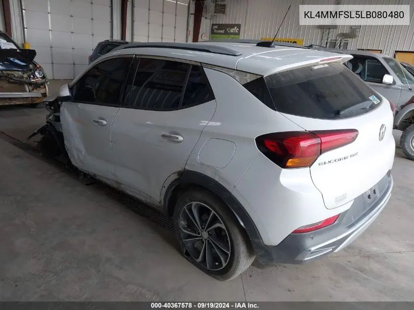 2020 Buick Encore Gx Fwd Essence VIN: KL4MMFSL5LB080480 Lot: 40367578