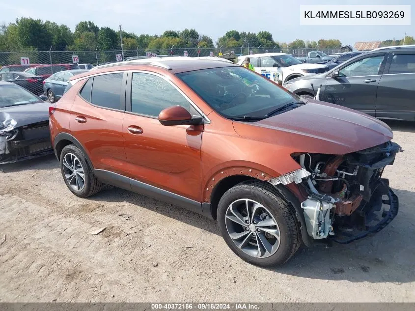 KL4MMESL5LB093269 2020 Buick Encore Gx Select