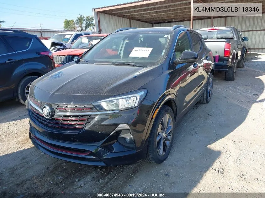 2020 Buick Encore Gx Fwd Select VIN: KL4MMDSL0LB118346 Lot: 40374943