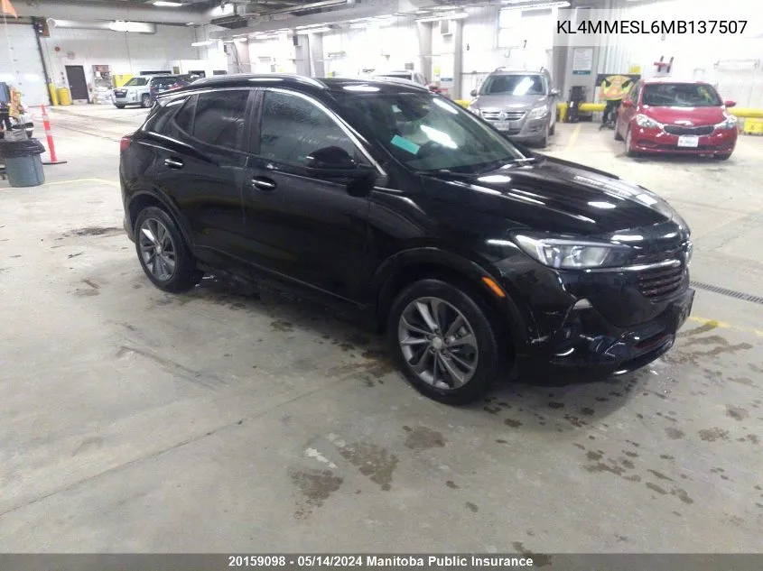 2021 Buick Encore Gx Select VIN: KL4MMESL6MB137507 Lot: 20159098