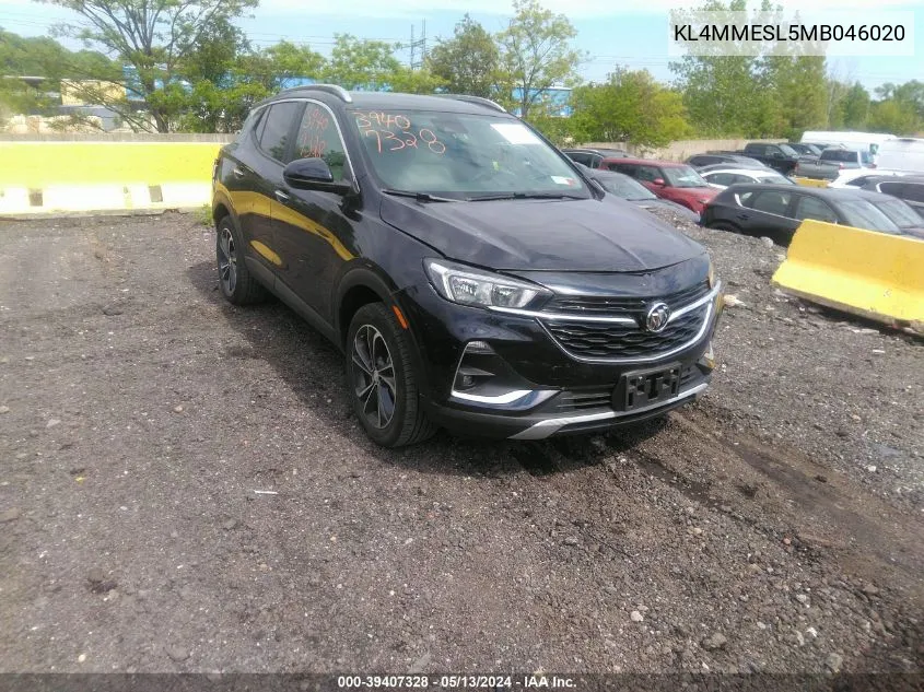 2021 Buick Encore Gx Awd Select VIN: KL4MMESL5MB046020 Lot: 39407328