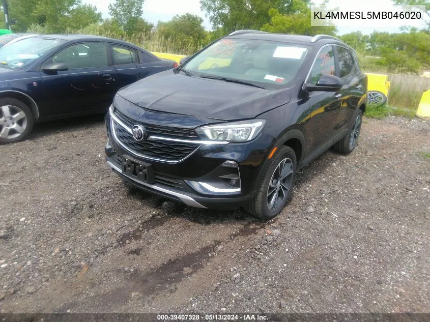 2021 Buick Encore Gx Awd Select VIN: KL4MMESL5MB046020 Lot: 39407328