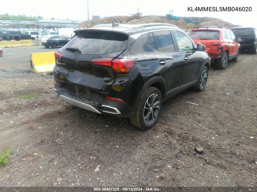 2021 Buick Encore Gx Awd Select VIN: KL4MMESL5MB046020 Lot: 39407328