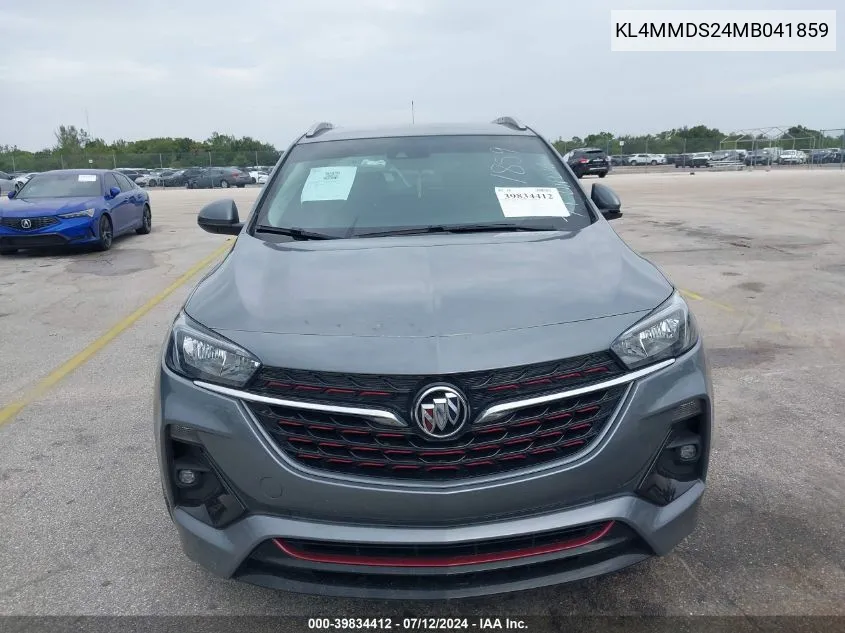 2021 Buick Encore Gx Select VIN: KL4MMDS24MB041859 Lot: 39834412