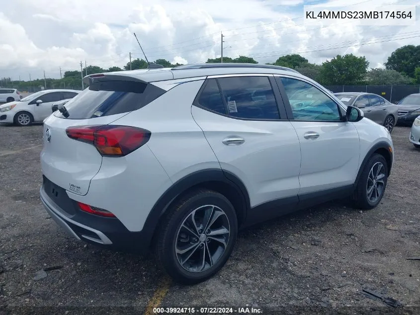 2021 Buick Encore Gx Fwd Select VIN: KL4MMDS23MB174564 Lot: 39924715