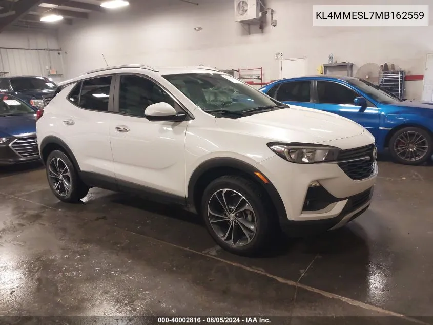 2021 Buick Encore Gx Awd Select VIN: KL4MMESL7MB162559 Lot: 40002816