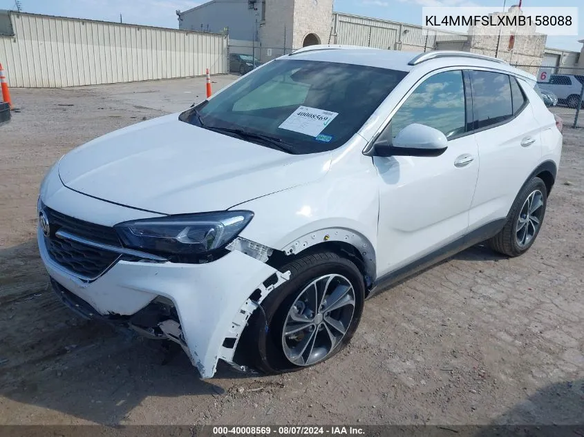 2021 Buick Encore Gx Fwd Essence VIN: KL4MMFSLXMB158088 Lot: 40008569