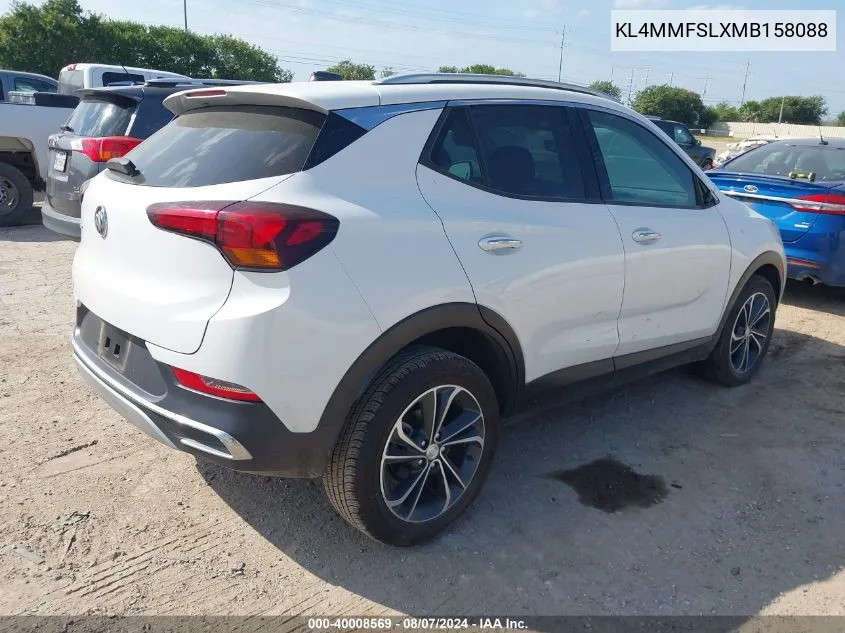 2021 Buick Encore Gx Fwd Essence VIN: KL4MMFSLXMB158088 Lot: 40008569