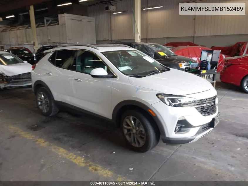 2021 Buick Encore Gx Fwd Essence VIN: KL4MMFSL9MB152489 Lot: 40110945