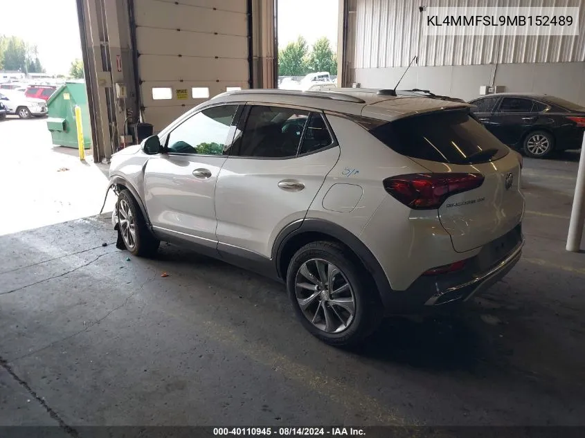 2021 Buick Encore Gx Fwd Essence VIN: KL4MMFSL9MB152489 Lot: 40110945