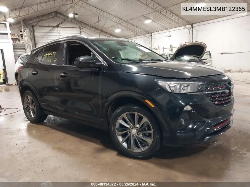 2021 Buick Encore Gx Awd Select VIN: KL4MMESL3MB122365 Lot: 40194372