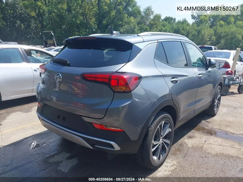 2021 Buick Encore Gx Fwd Select VIN: KL4MMDSL8MB150267 Lot: 40208654