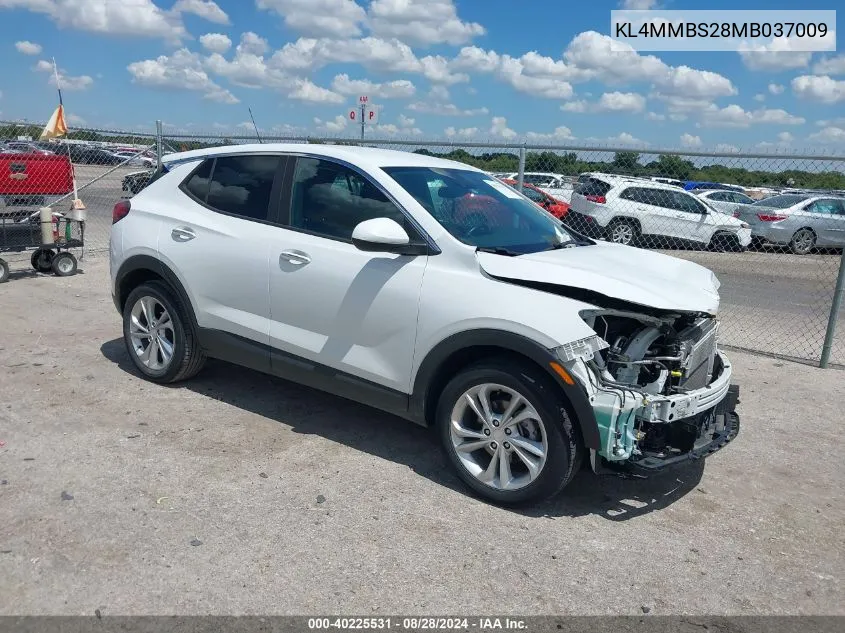 2021 Buick Encore Gx Fwd Preferred VIN: KL4MMBS28MB037009 Lot: 40225531